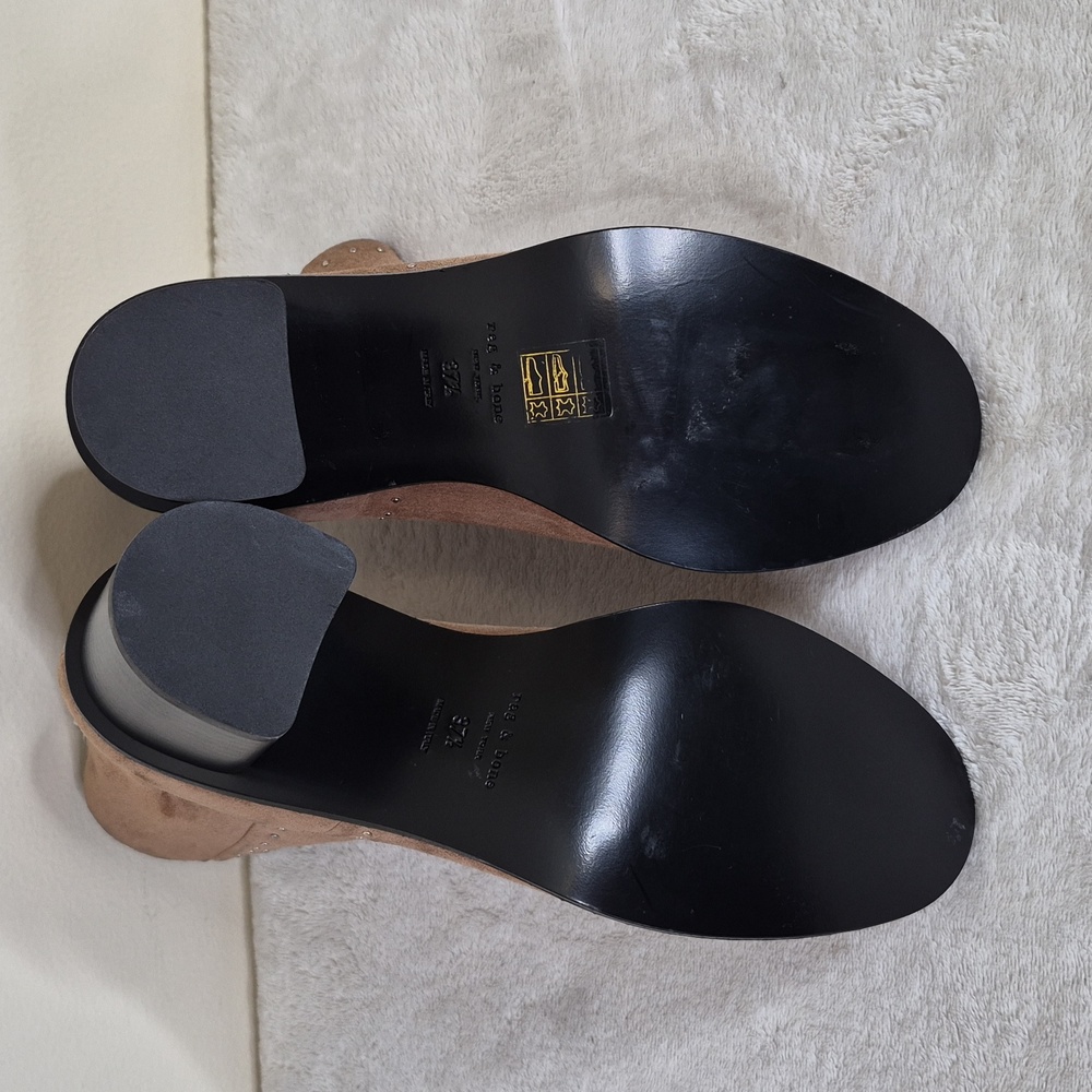 Rag & Bone Women's Camel Booties 7.5 - Picture 5 of 10